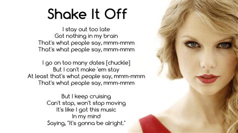 shake if off lyrics